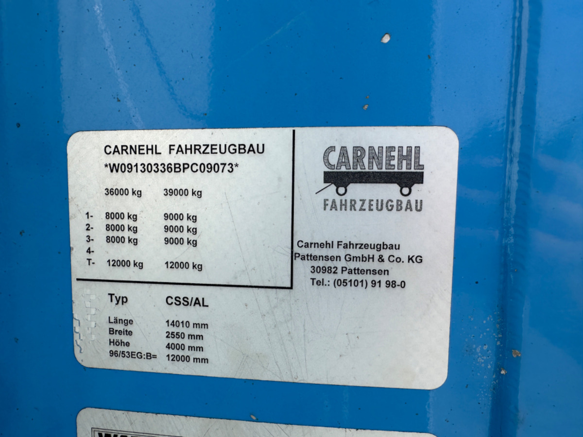 CARNEHL CSS/AL 93m3 - Polprikolica zabojnik: slika 3 CARNEHL CSS/AL 93m3 - Polprikolica zabojnik: slika 3