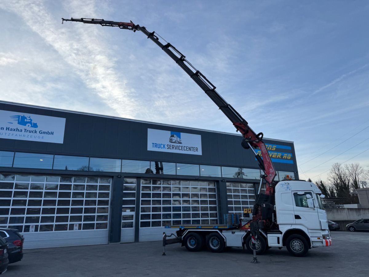 SCANIA R480 8x4 Fassi 660 SZM/Pritsche - Tovornjak z dvigalom: slika 3 SCANIA R480 8x4 Fassi 660 SZM/Pritsche - Tovornjak z dvigalom: slika 3