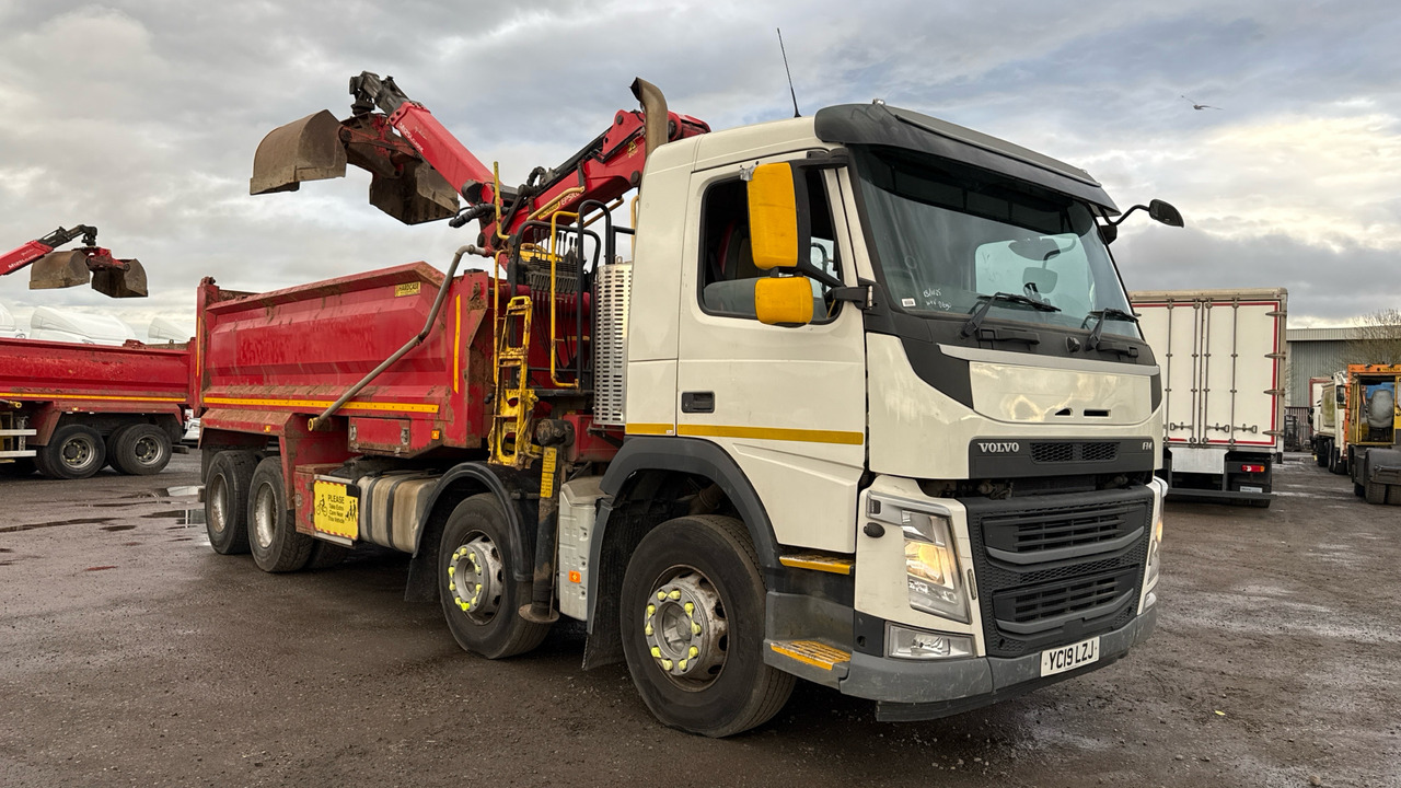 Volvo FM 410 - Tovornjak prekucnik, Tovornjak z dvigalom: slika 1 Volvo FM 410 - Tovornjak prekucnik, Tovornjak z dvigalom: slika 1