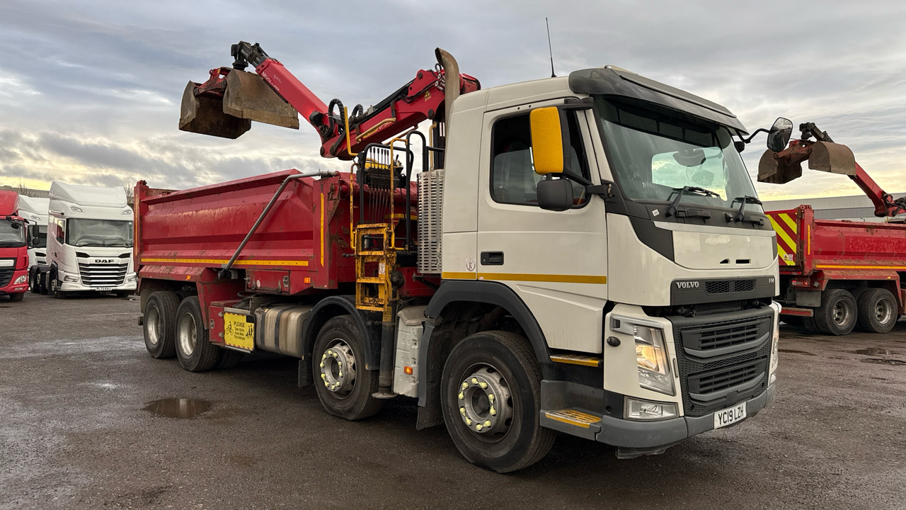 Volvo FM 410 - Tovornjak prekucnik, Tovornjak z dvigalom: slika 1 Volvo FM 410 - Tovornjak prekucnik, Tovornjak z dvigalom: slika 1