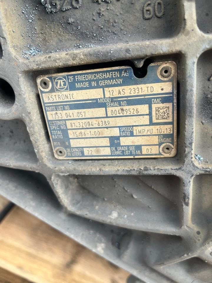MAN TGX Getriebe ZF 12 AS 2331 TD mit Intarder 3 - Menjalnik za Tovornjak: slika 2 MAN TGX Getriebe ZF 12 AS 2331 TD mit Intarder 3 - Menjalnik za Tovornjak: slika 2