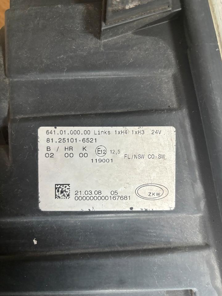 MAN TGX/TGS Nebelscheinwerfer Links 81.25101-6521 - Meglenke za Tovornjak: slika 4 MAN TGX/TGS Nebelscheinwerfer Links 81.25101-6521 - Meglenke za Tovornjak: slika 4