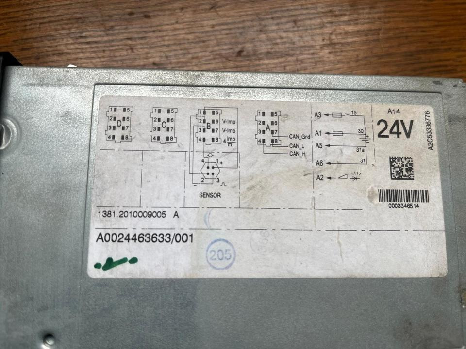 Mercedes Actros MP4 Tachograph A0024463633 - Tahograf za Tovornjak: slika 2 Mercedes Actros MP4 Tachograph A0024463633 - Tahograf za Tovornjak: slika 2