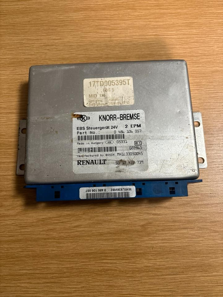 RENAULT KNBORR-BREMSE EBS Steuergerät 0486106057/5010457739 - ECU za Tovornjak: slika 1 RENAULT KNBORR-BREMSE EBS Steuergerät 0486106057/5010457739 - ECU za Tovornjak: slika 1
