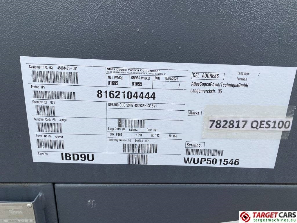 Nov Generator Atlas Copco QES100 Diesel 100KVA Generator 400/230V Unused: slika 11