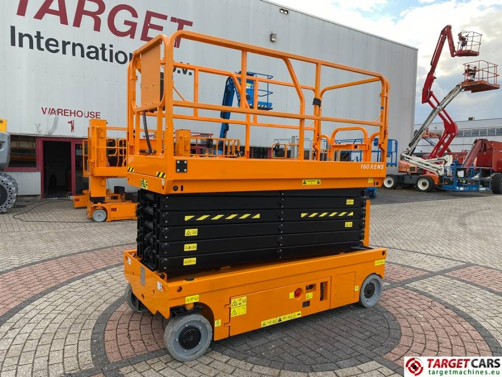 Hangcha 160XENS Electric 160 Scissor Work Lift 1570cm NEW - Škarjasta dvižna ploščad: slika 1 Hangcha 160XENS Electric 160 Scissor Work Lift 1570cm NEW - Škarjasta dvižna ploščad: slika 1