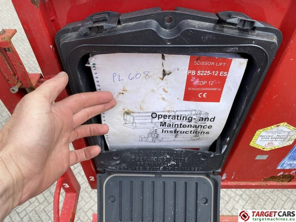 Škarjasta dvižna ploščad PB-Lift S225-12ES Electric Scissor Work Lift 2250cm: slika 25