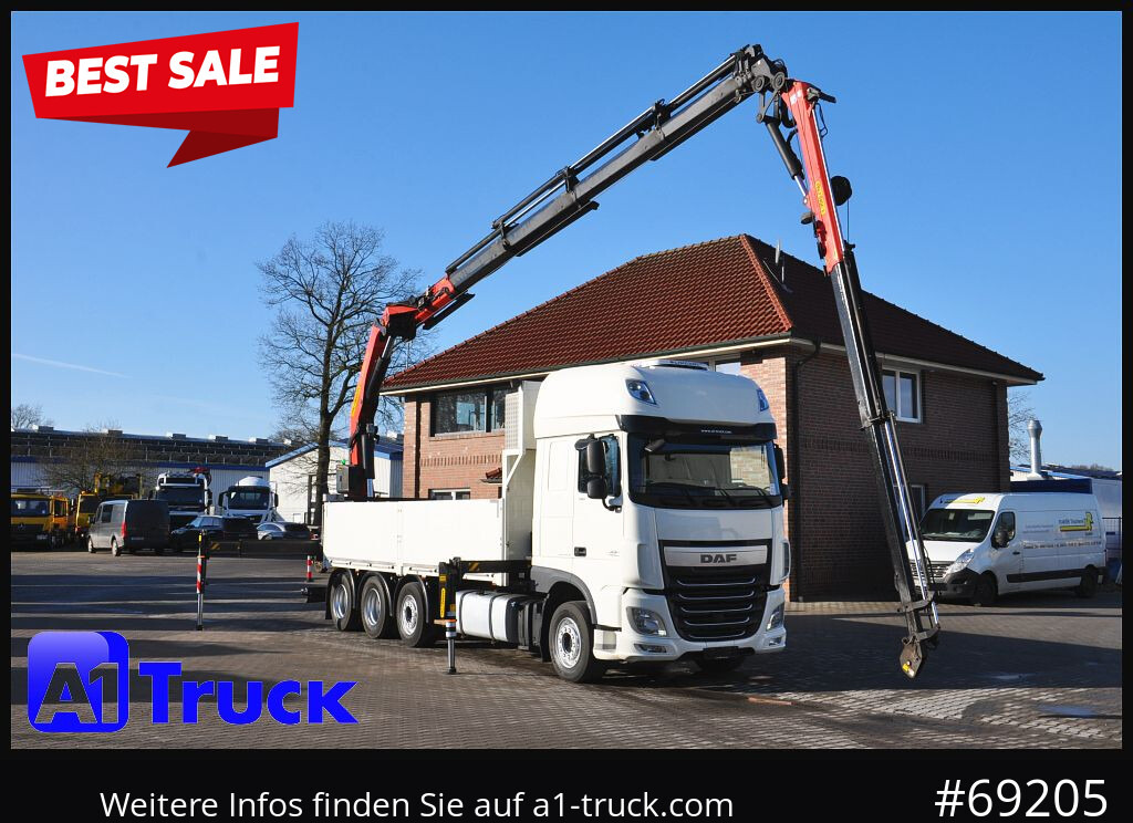 DAF XF 510 Kran PK 34.002, Seilwinde Funk - Tovornjak z dvigalom: slika 1 DAF XF 510 Kran PK 34.002, Seilwinde Funk - Tovornjak z dvigalom: slika 1