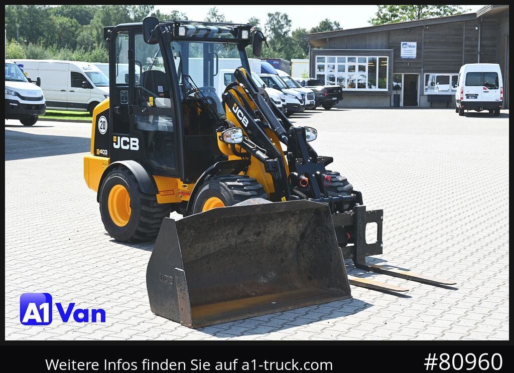 JCB JCB 403 SP Radlader, Palletengabel, Kabine, Zusatzhydraulik - Kolesni nakladalec: slika 1 JCB JCB 403 SP Radlader, Palletengabel, Kabine, Zusatzhydraulik - Kolesni nakladalec: slika 1
