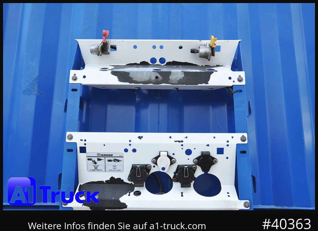 KRONE Megatrailer, Plateau, Liftachse, Staplerhalterung, - Polprikolica s kesonom: slika 5 KRONE Megatrailer, Plateau, Liftachse, Staplerhalterung, - Polprikolica s kesonom: slika 5