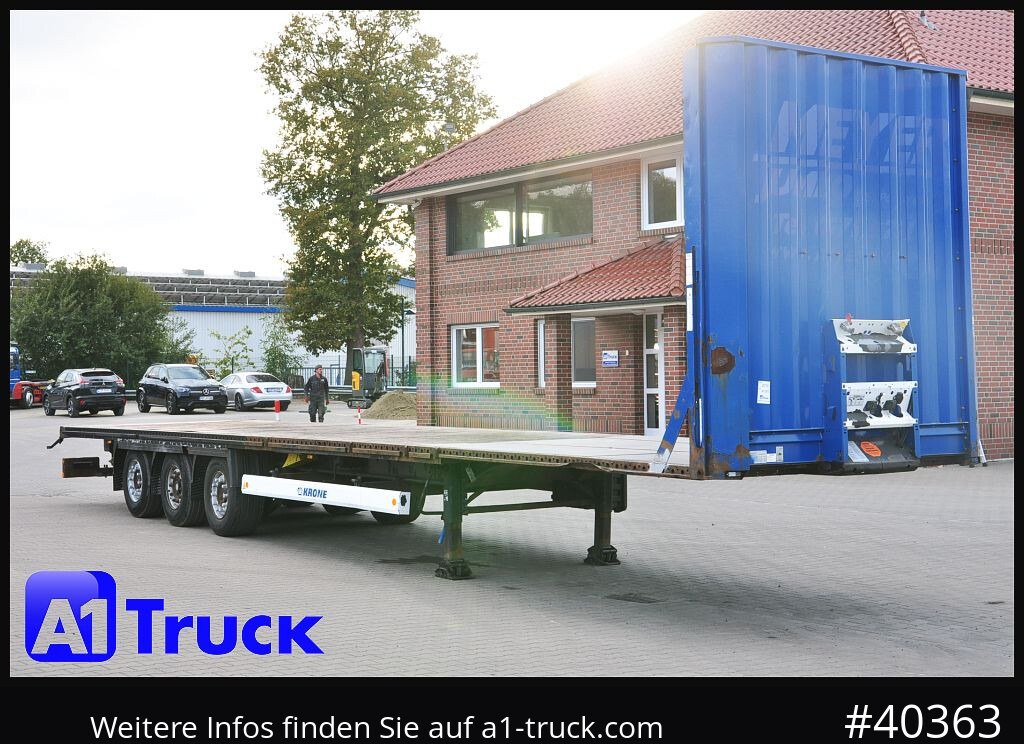 KRONE Megatrailer, Plateau, Liftachse, Staplerhalterung, - Polprikolica s kesonom: slika 1 KRONE Megatrailer, Plateau, Liftachse, Staplerhalterung, - Polprikolica s kesonom: slika 1