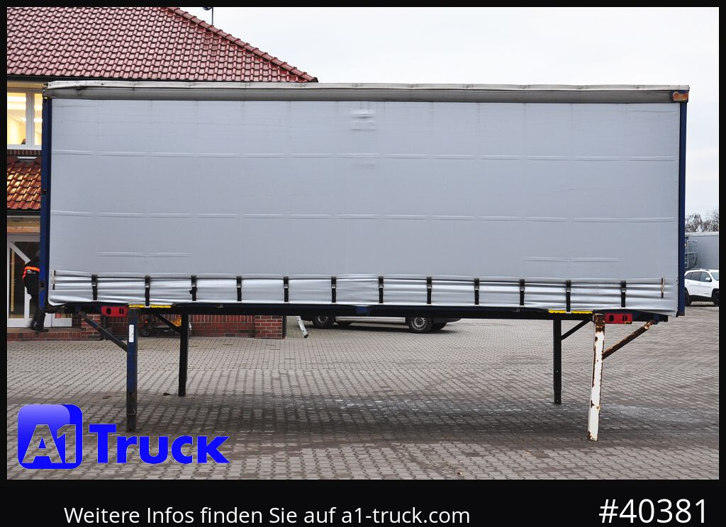 Zamenljivo tovorišče s ponjavo KRONE Wechselbrücke 7,45 neue Plane, Bordwand: slika 9