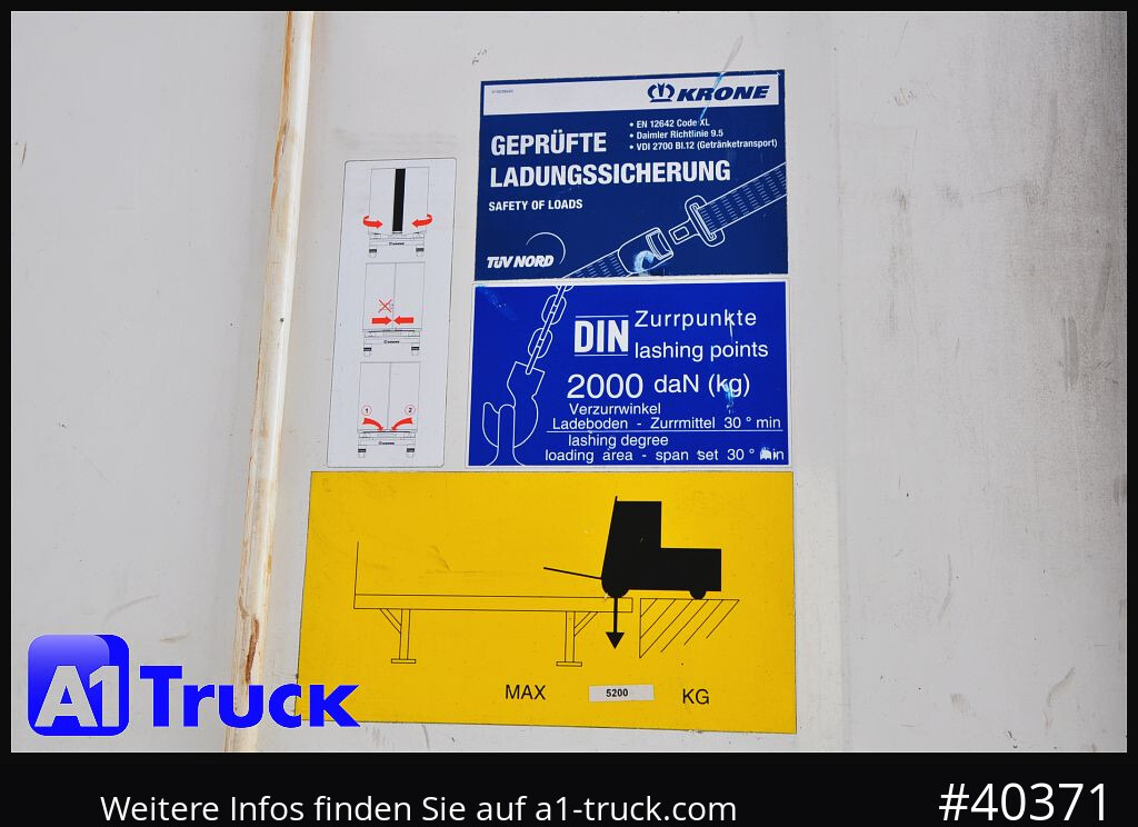 KRONE Wechselbrücke 7,45 neue Plane, Bordwand - Zamenljivo tovorišče s ponjavo: slika 3 KRONE Wechselbrücke 7,45 neue Plane, Bordwand - Zamenljivo tovorišče s ponjavo: slika 3