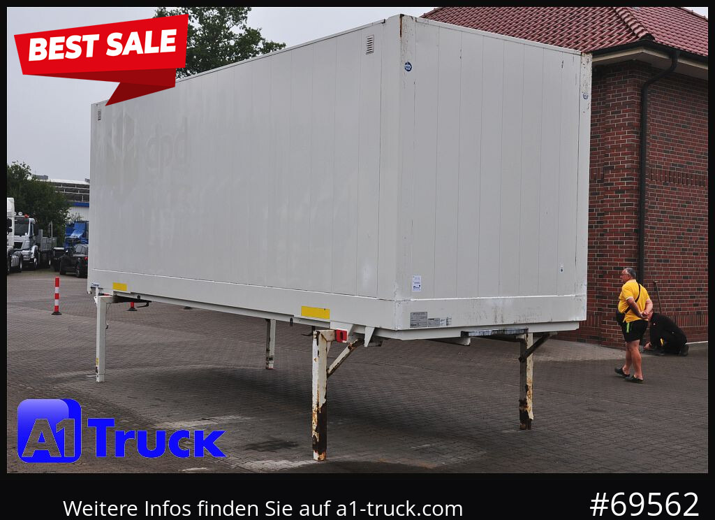 KRONE Wechselbrücke BDF 7,45 Koffer, Textil 2750mm innen, 20 x vorhanden - Zamenljivo tovorišče - zaboj: slika 1 KRONE Wechselbrücke BDF 7,45 Koffer, Textil 2750mm innen, 20 x vorhanden - Zamenljivo tovorišče - zaboj: slika 1