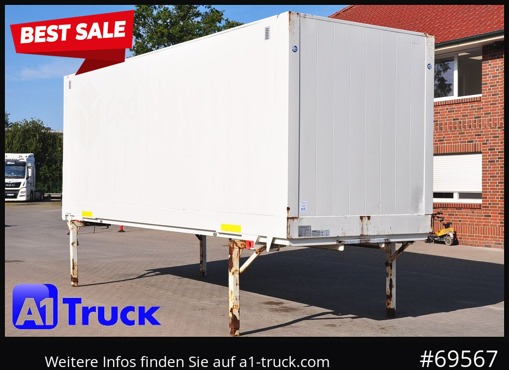 KRONE Wechselbrücke BDF 7,45 Koffer, Textil 2750mm innen, 20 x vorhanden - Zamenljivo tovorišče - zaboj: slika 1 KRONE Wechselbrücke BDF 7,45 Koffer, Textil 2750mm innen, 20 x vorhanden - Zamenljivo tovorišče - zaboj: slika 1