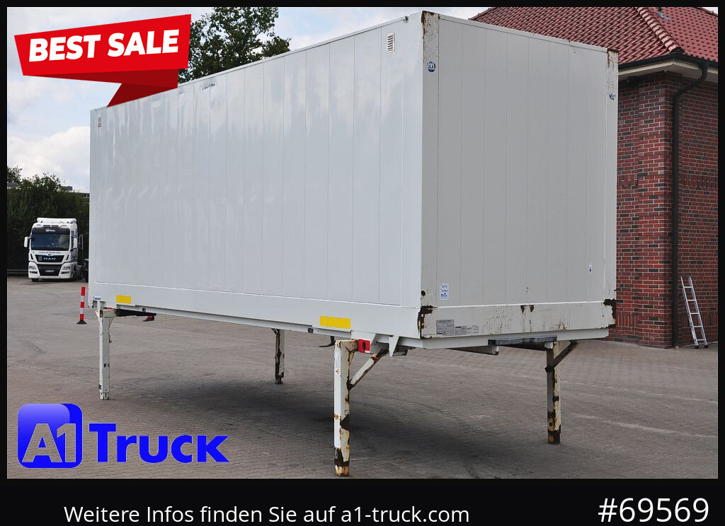 KRONE Wechselbrücke BDF 7,45 Koffer, Textil 2750mm innen, 20 x vorhanden - Zamenljivo tovorišče - zaboj: slika 1 KRONE Wechselbrücke BDF 7,45 Koffer, Textil 2750mm innen, 20 x vorhanden - Zamenljivo tovorišče - zaboj: slika 1