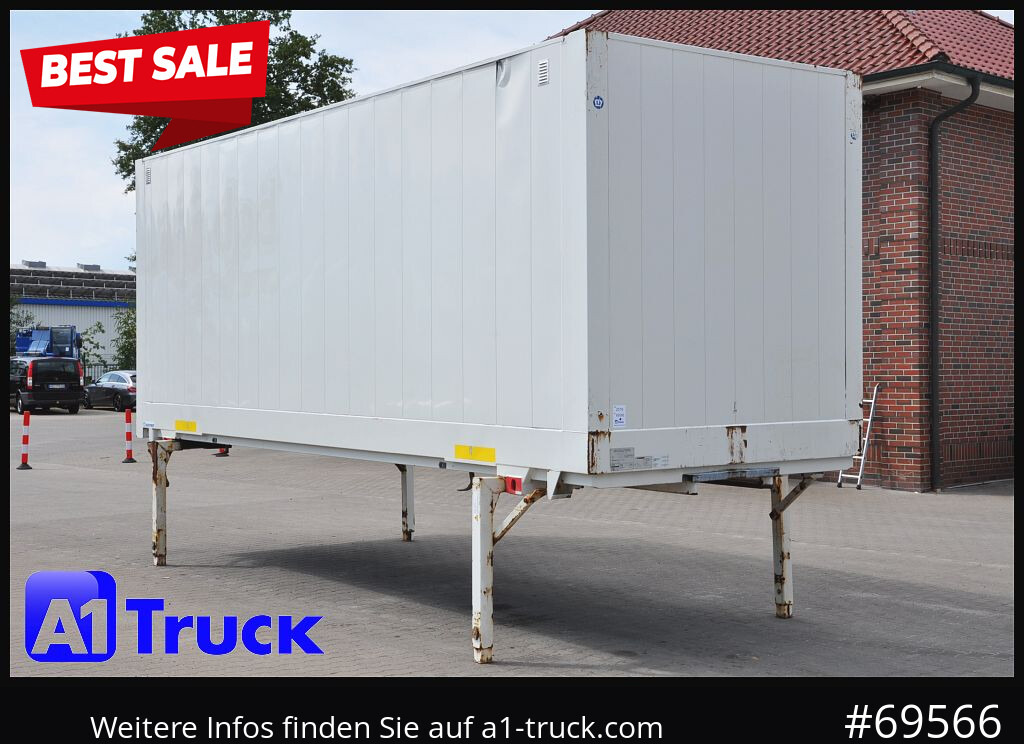 KRONE Wechselbrücke BDF 7,45 Koffer, Textil 2750mm innen, 20 x vorhanden - Zamenljivo tovorišče - zaboj: slika 1 KRONE Wechselbrücke BDF 7,45 Koffer, Textil 2750mm innen, 20 x vorhanden - Zamenljivo tovorišče - zaboj: slika 1