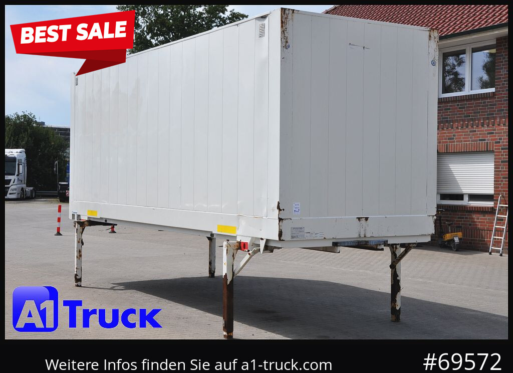 KRONE Wechselbrücke BDF 7,45 Koffer, Textil 2750mm innen, 20 x vorhanden - Zamenljivo tovorišče - zaboj: slika 1 KRONE Wechselbrücke BDF 7,45 Koffer, Textil 2750mm innen, 20 x vorhanden - Zamenljivo tovorišče - zaboj: slika 1