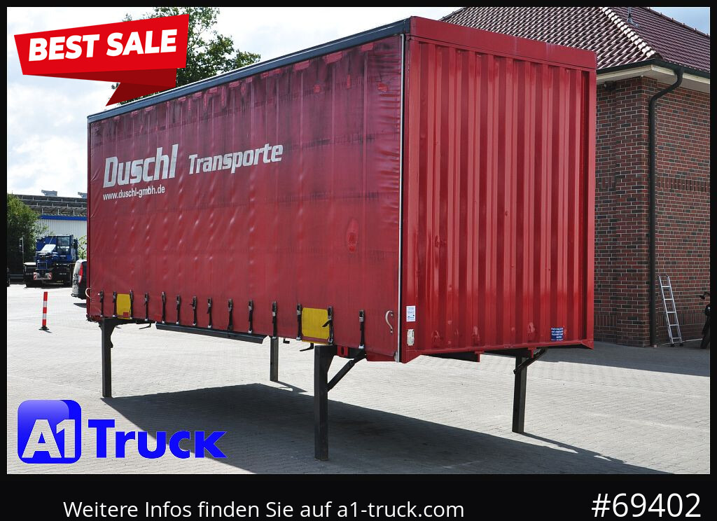 KRONE Wechselbrücke Jumbo BDF 7,82 - Zamenljivo tovorišče s ponjavo: slika 1 KRONE Wechselbrücke Jumbo BDF 7,82 - Zamenljivo tovorišče s ponjavo: slika 1