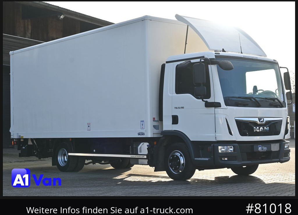 MAN TGL 8.190 4x2, Klima, LBW, Rockinger - Dostavno vozilo z zabojnikom: slika 1 MAN TGL 8.190 4x2, Klima, LBW, Rockinger - Dostavno vozilo z zabojnikom: slika 1