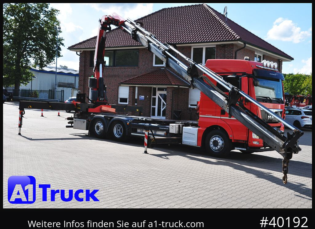 MAN TGX 26,460, PK53002-, Container Lift-Lenkachse, - Tovornjak z dvigalom: slika 1 MAN TGX 26,460, PK53002-, Container Lift-Lenkachse, - Tovornjak z dvigalom: slika 1