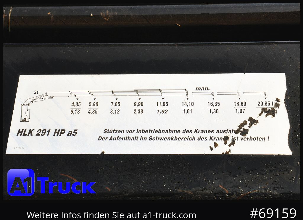 MERCEDES-BENZ Actros 1844 MP3, Kran MKG 291 HP 5+3 Funk, TÜV 06/2026 - Tovornjak z dvigalom: slika 2 MERCEDES-BENZ Actros 1844 MP3, Kran MKG 291 HP 5+3 Funk, TÜV 06/2026 - Tovornjak z dvigalom: slika 2
