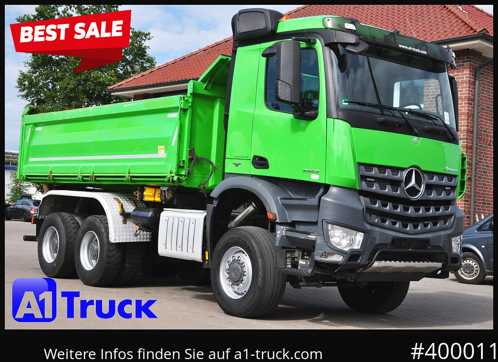 MERCEDES-BENZ Arcos 3342 BB, 6X6 Meiller Bordmatik - Tovornjak prekucnik: slika 1 MERCEDES-BENZ Arcos 3342 BB, 6X6 Meiller Bordmatik - Tovornjak prekucnik: slika 1