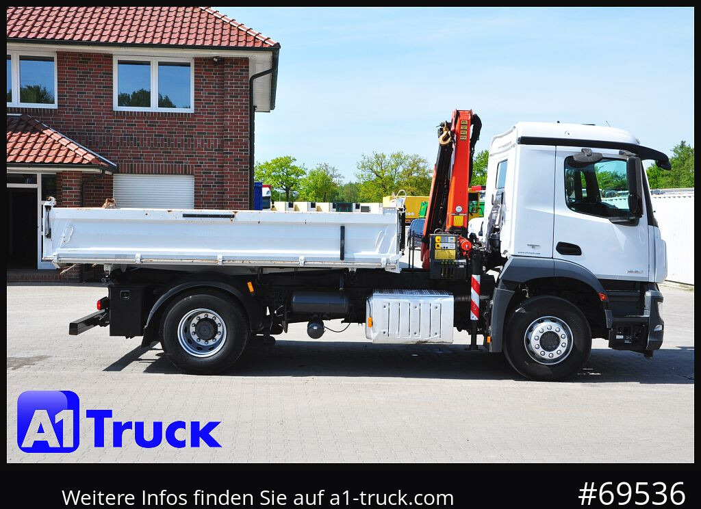 Tovornjak z dvigalom MERCEDES-BENZ Arocs 1830, Kipper + Kran,Palfinger, Funk,: slika 8