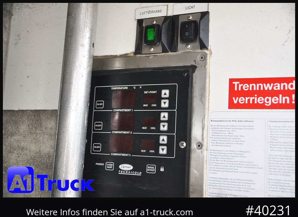 MERCEDES-BENZ Atego 1222, Kühlkoffer, Carrier Supra 850 Mt, LBW - Tovornjak hladilnik: slika 2 MERCEDES-BENZ Atego 1222, Kühlkoffer, Carrier Supra 850 Mt, LBW - Tovornjak hladilnik: slika 2