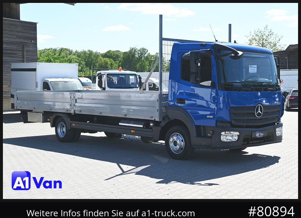 MERCEDES-BENZ Atego 816 Pritsche, 7m Automatik 3 Sitze - Dostavno vozilo s kesonom: slika 1 MERCEDES-BENZ Atego 816 Pritsche, 7m Automatik 3 Sitze - Dostavno vozilo s kesonom: slika 1