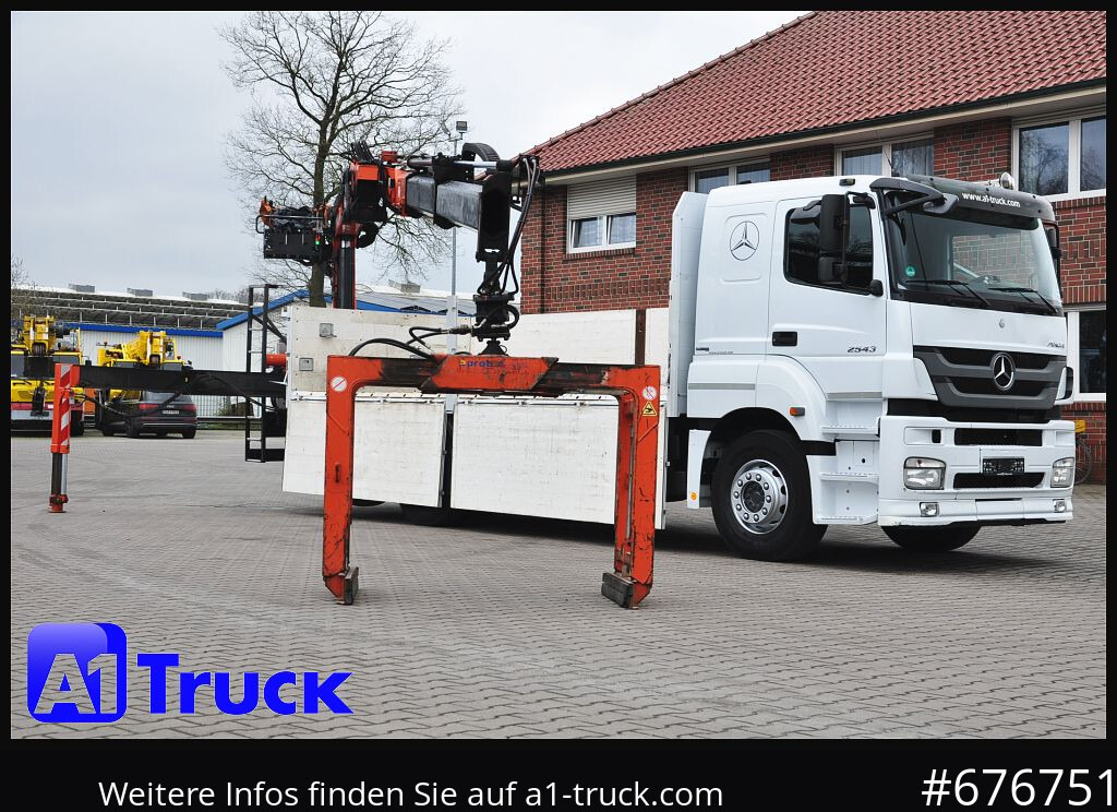 MERCEDES-BENZ Axor 2543, Atlas 170.2 Kran, Lift-Lenkachse, - Tovornjak s kesonom, Tovornjak z dvigalom: slika 1 MERCEDES-BENZ Axor 2543, Atlas 170.2 Kran, Lift-Lenkachse, - Tovornjak s kesonom, Tovornjak z dvigalom: slika 1