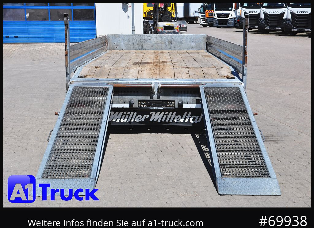 MUELLER-MITTELTAL Tandem Tieflader 11,9t. Rampen, L6,2m, - Nizko noseča prikolica: slika 2 MUELLER-MITTELTAL Tandem Tieflader 11,9t. Rampen, L6,2m, - Nizko noseča prikolica: slika 2