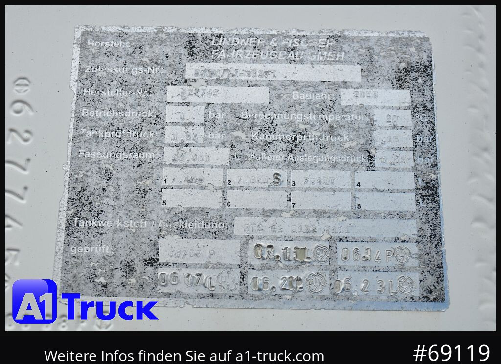 Oben-Untenbef. 22.400 Ltr. 3 KA - Prikolica cisterna: slika 3 Oben-Untenbef. 22.400 Ltr. 3 KA - Prikolica cisterna: slika 3