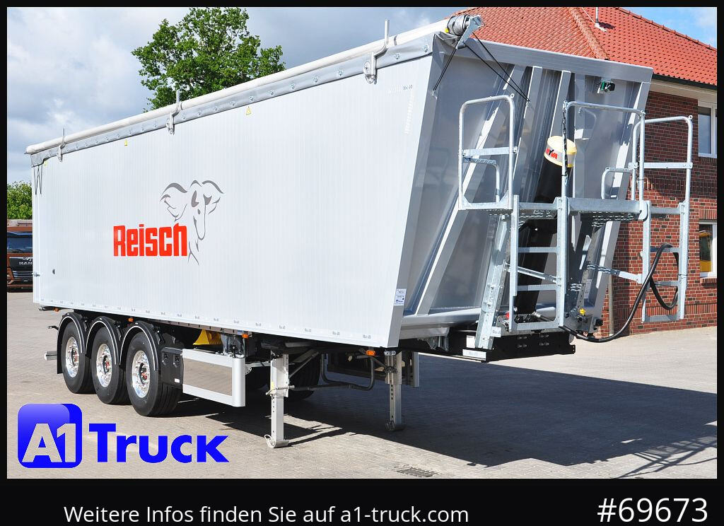 REISCH RHKS, Alu-Kippmulde 54m³, Kombitüren, Alufelgen, Liftachse, - Kiper polprikolica: slika 1 REISCH RHKS, Alu-Kippmulde 54m³, Kombitüren, Alufelgen, Liftachse, - Kiper polprikolica: slika 1