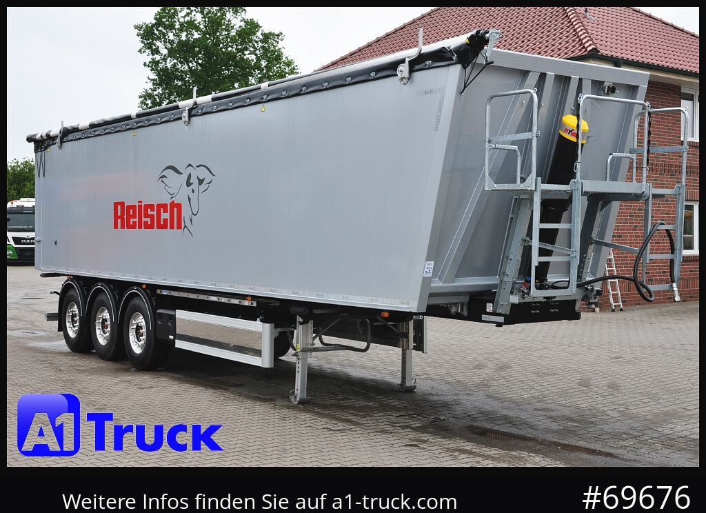 REISCH RHKS, Alu-Kippmulde 57m³, Kombitüren, Alufelgen, Liftachse, - Kiper polprikolica: slika 1 REISCH RHKS, Alu-Kippmulde 57m³, Kombitüren, Alufelgen, Liftachse, - Kiper polprikolica: slika 1