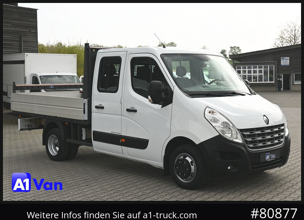 RENAULT Master Pritsche Doka, AHK 3,5Tonnen , Klima, Luftfederung - Dostavno vozilo s kesonom, Dostavno vozilo z dvojno kabino: slika 1 RENAULT Master Pritsche Doka, AHK 3,5Tonnen , Klima, Luftfederung - Dostavno vozilo s kesonom, Dostavno vozilo z dvojno kabino: slika 1