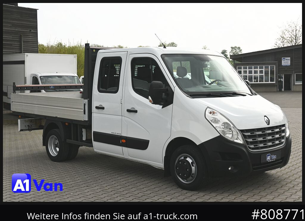 RENAULT Master Pritsche Doka, AHK 3,5Tonnen , Klima, Luftfederung - Dostavno vozilo s kesonom: slika 1 RENAULT Master Pritsche Doka, AHK 3,5Tonnen , Klima, Luftfederung - Dostavno vozilo s kesonom: slika 1