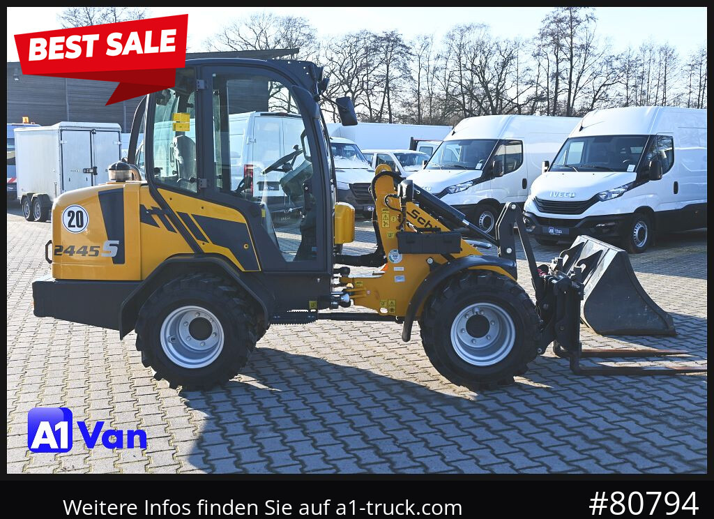 SCHAEFFER Schäffer 2445S Hoflader, Gabel, 127 Bstd. - Kolesni nakladalec: slika 1 SCHAEFFER Schäffer 2445S Hoflader, Gabel, 127 Bstd. - Kolesni nakladalec: slika 1