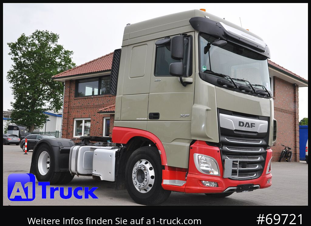 DAF XF 450 FT, Standklima, Hydraulik, - Vlačilec: slika 1 DAF XF 450 FT, Standklima, Hydraulik, - Vlačilec: slika 1