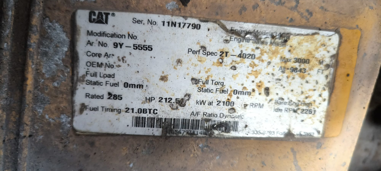 Caterpillar 3406 Motore usato completo di convertitore e pompe - Motor in deli za Gradbeni stroj: slika 3 Caterpillar 3406 Motore usato completo di convertitore e pompe - Motor in deli za Gradbeni stroj: slika 3