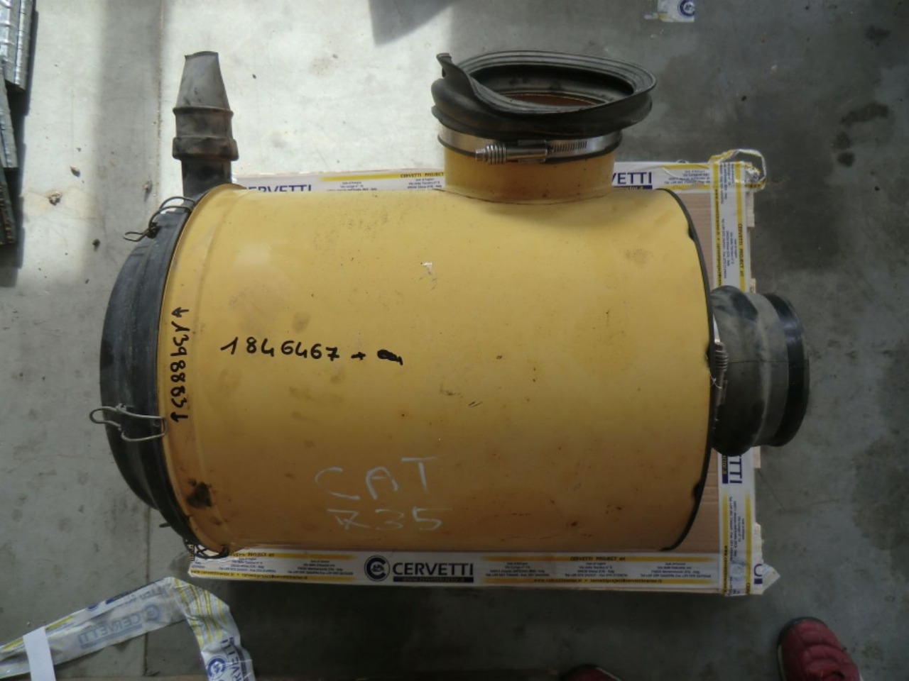 Caterpillar 735 Contenitore del filtro dell aria completo - Zračni filter za Gradbeni stroj: slika 5 Caterpillar 735 Contenitore del filtro dell aria completo - Zračni filter za Gradbeni stroj: slika 5