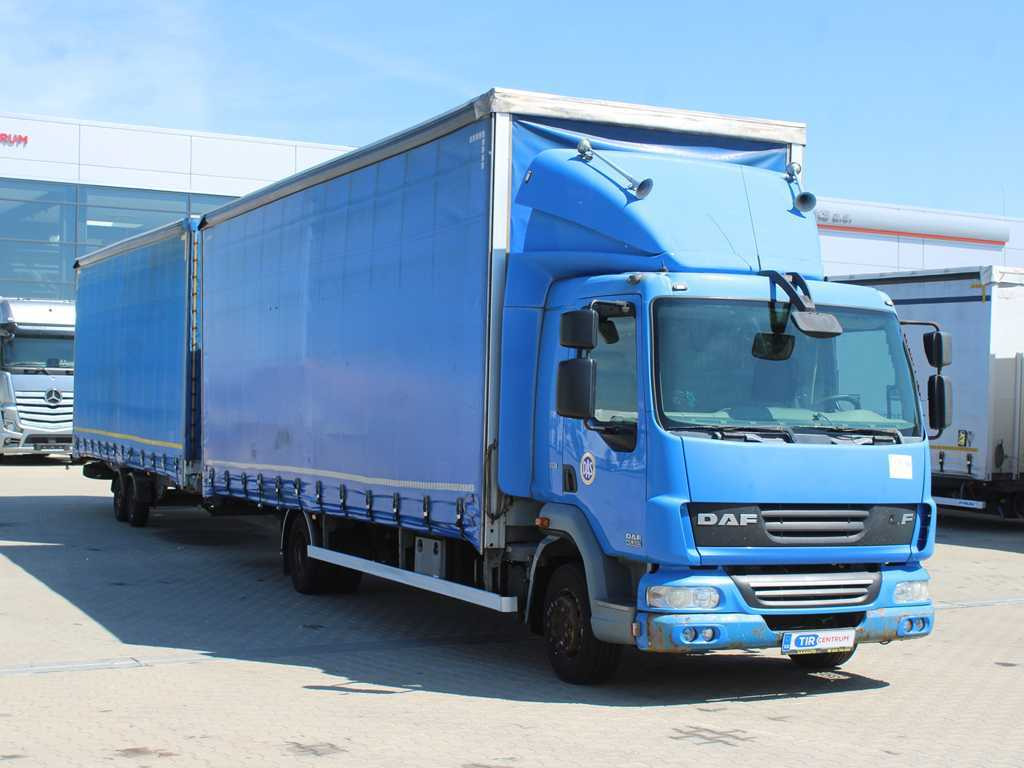 DAF FA LF 45, EURO 5, TYRES 80% + AGADOS TRAILER - Tovornjak s ponjavo: slika 3 DAF FA LF 45, EURO 5, TYRES 80% + AGADOS TRAILER - Tovornjak s ponjavo: slika 3