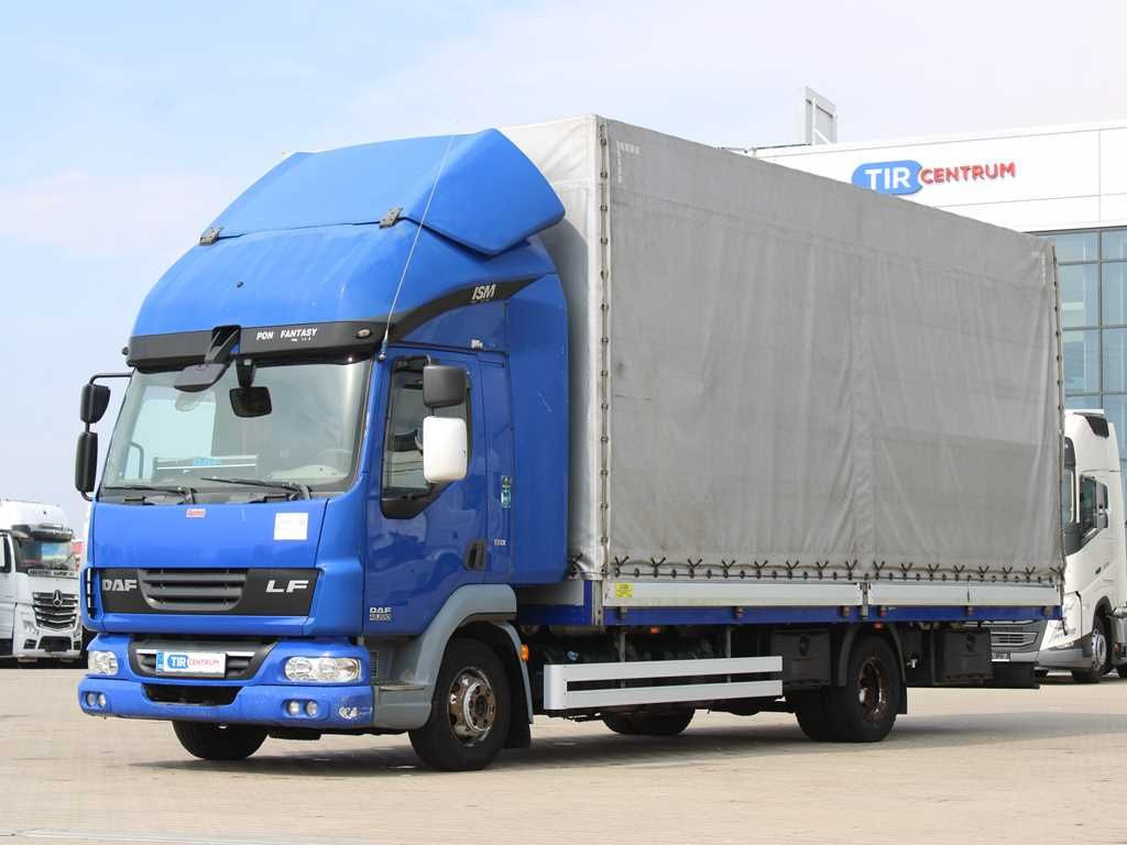 DAF LF 45.220, EURO 5 EEV, SLEEPING CABIN,SIDE-WALLS - Tovornjak s ponjavo: slika 1 DAF LF 45.220, EURO 5 EEV, SLEEPING CABIN,SIDE-WALLS - Tovornjak s ponjavo: slika 1