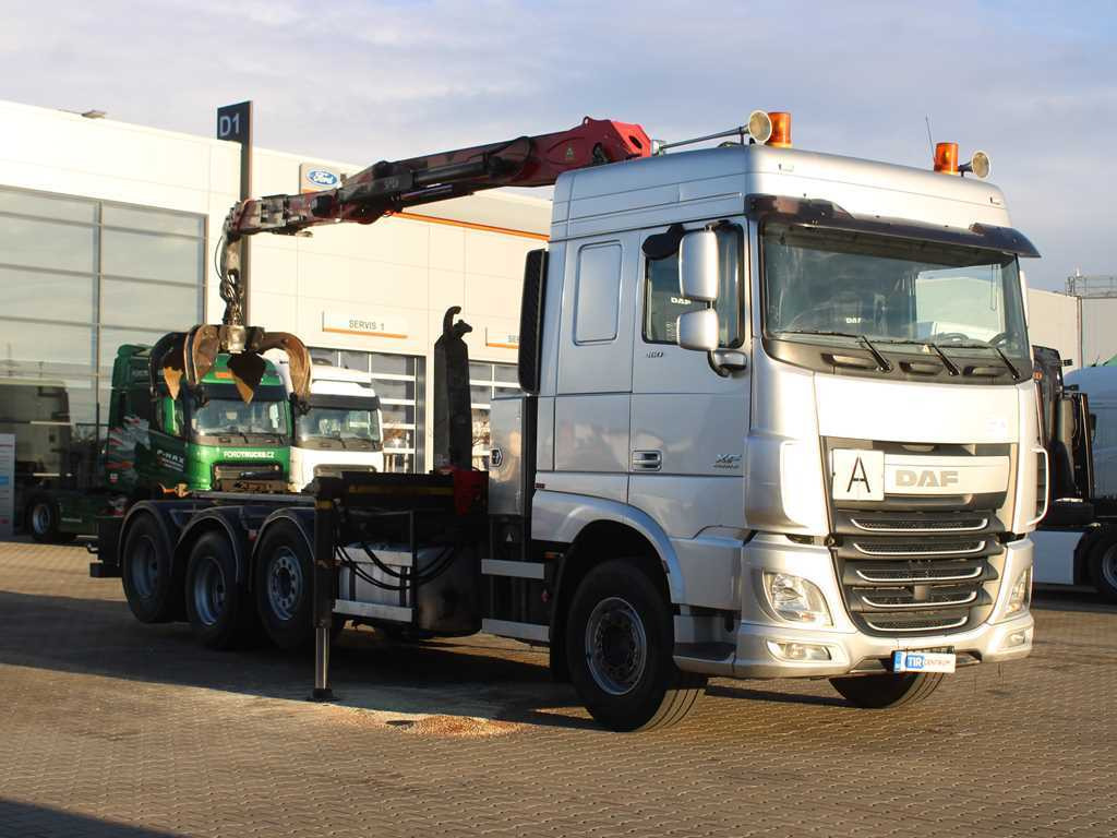 DAF XF 460, EURO 6, 8X2, 2X LIFT AXLE, PALFINGER S260Z96 - Kotalni prekucni tovornjak, Tovornjak z dvigalom: slika 3 DAF XF 460, EURO 6, 8X2, 2X LIFT AXLE, PALFINGER S260Z96 - Kotalni prekucni tovornjak, Tovornjak z dvigalom: slika 3