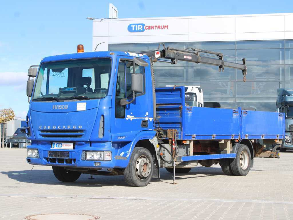 Iveco EUROCARGO 100E17, EURO 3, HYDRAULIC ARM HIAB 035-2 - Tovornjak s kesonom, Tovornjak z dvigalom: slika 1 Iveco EUROCARGO 100E17, EURO 3, HYDRAULIC ARM HIAB 035-2 - Tovornjak s kesonom, Tovornjak z dvigalom: slika 1