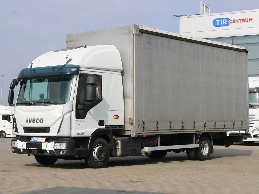 Iveco EUROCARGO 75E210, EURO 6, PNEU 80% - Tovornjak s ponjavo: slika 1 Iveco EUROCARGO 75E210, EURO 6, PNEU 80% - Tovornjak s ponjavo: slika 1