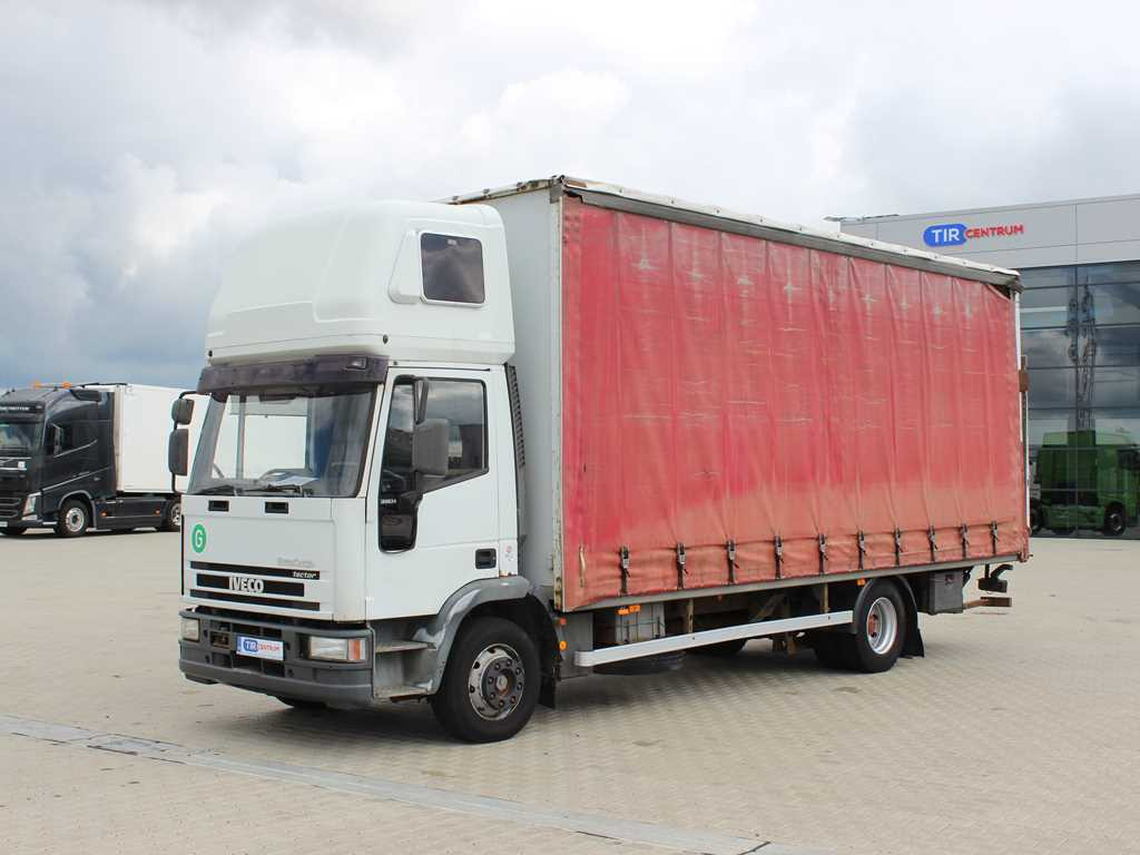 Iveco EUROCARGO ML 120 E, EURO 3, SLEEPING BODY, HYDRAULIC FRONT - Tovornjak s ponjavo: slika 1 Iveco EUROCARGO ML 120 E, EURO 3, SLEEPING BODY, HYDRAULIC FRONT - Tovornjak s ponjavo: slika 1