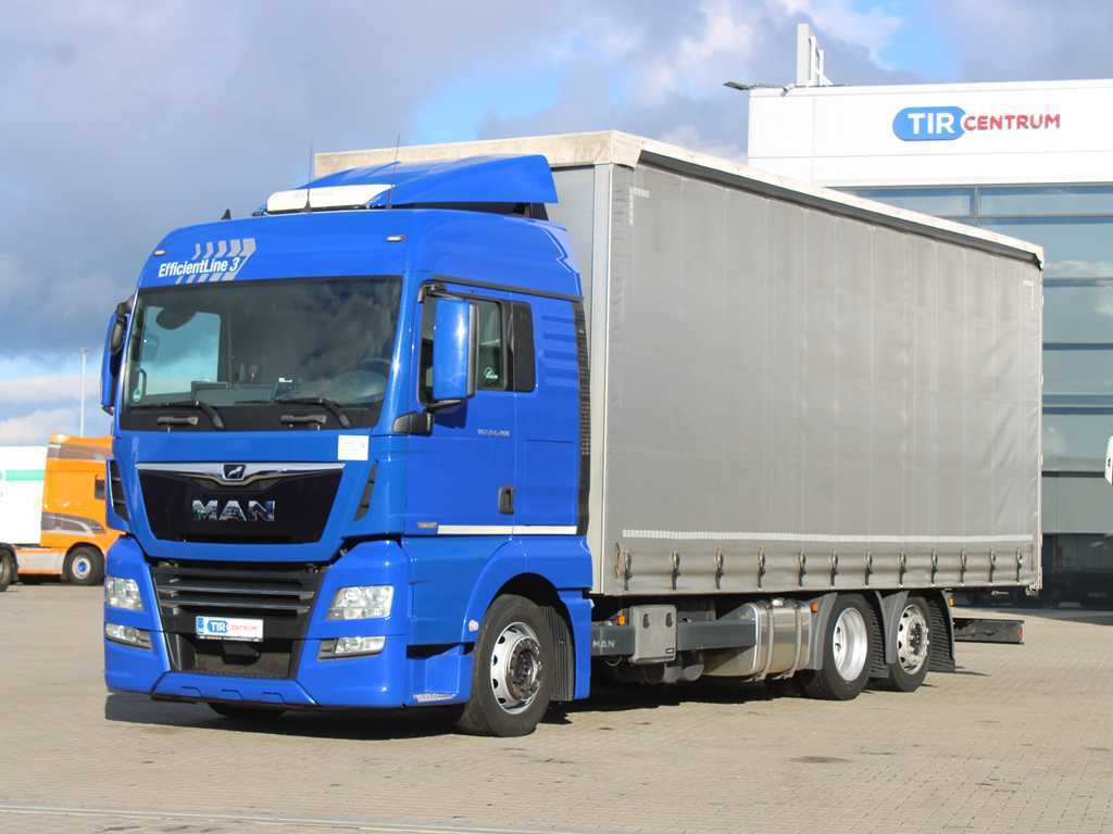 MAN TGX 24.460, EURO 6, 6X2, INDEPENDENT AIR CONDITIONING, AIR SUSPENSION - Tovornjak s ponjavo: slika 1 MAN TGX 24.460, EURO 6, 6X2, INDEPENDENT AIR CONDITIONING, AIR SUSPENSION - Tovornjak s ponjavo: slika 1