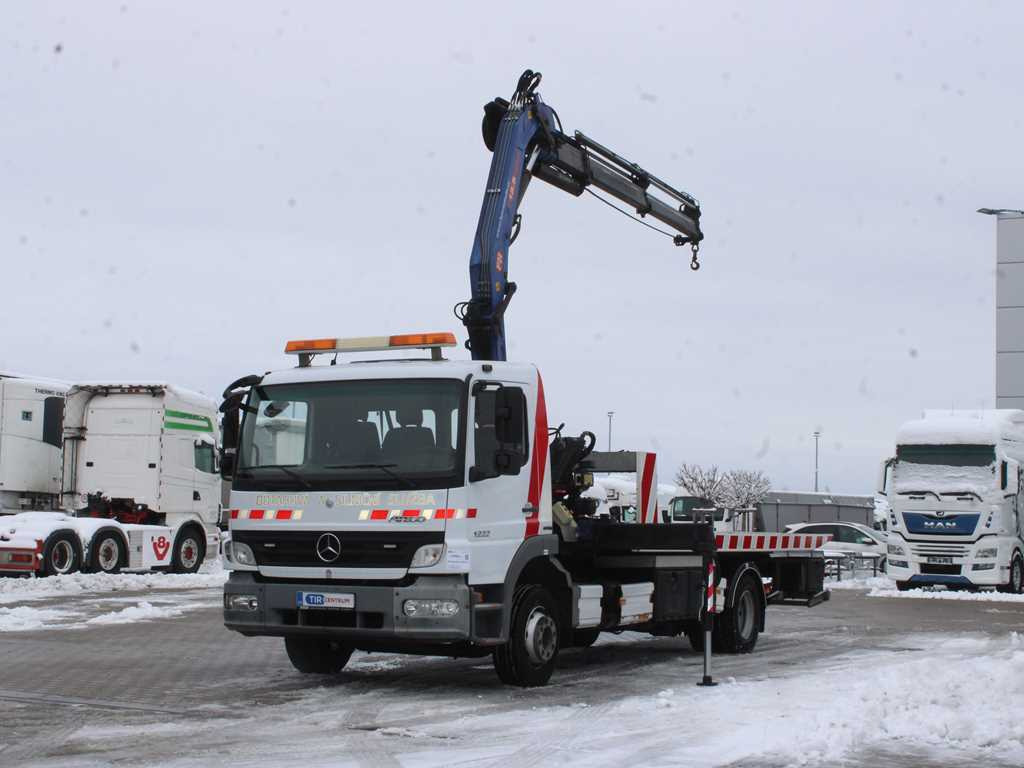 Mercedes-Benz ATEGO 1222 L, HYDRAULIC ARM HCS CENTRUM 13.5 SP, WINCH, EURO 5 - Tovornjak s kesonom, Tovornjak z dvigalom: slika 1 Mercedes-Benz ATEGO 1222 L, HYDRAULIC ARM HCS CENTRUM 13.5 SP, WINCH, EURO 5 - Tovornjak s kesonom, Tovornjak z dvigalom: slika 1