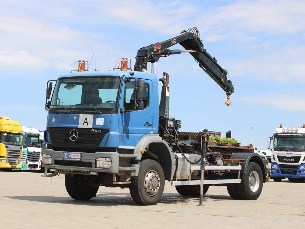 Mercedes-Benz AXOR 1824, CRANE HIAB 099B-3 DUO, 4x4 - Kotalni prekucni tovornjak, Tovornjak z dvigalom: slika 1 Mercedes-Benz AXOR 1824, CRANE HIAB 099B-3 DUO, 4x4 - Kotalni prekucni tovornjak, Tovornjak z dvigalom: slika 1